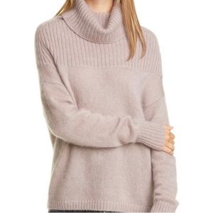 LEWIT Oversized Cowl Neck Mohair Ribbed Sweater Plus Size 1X